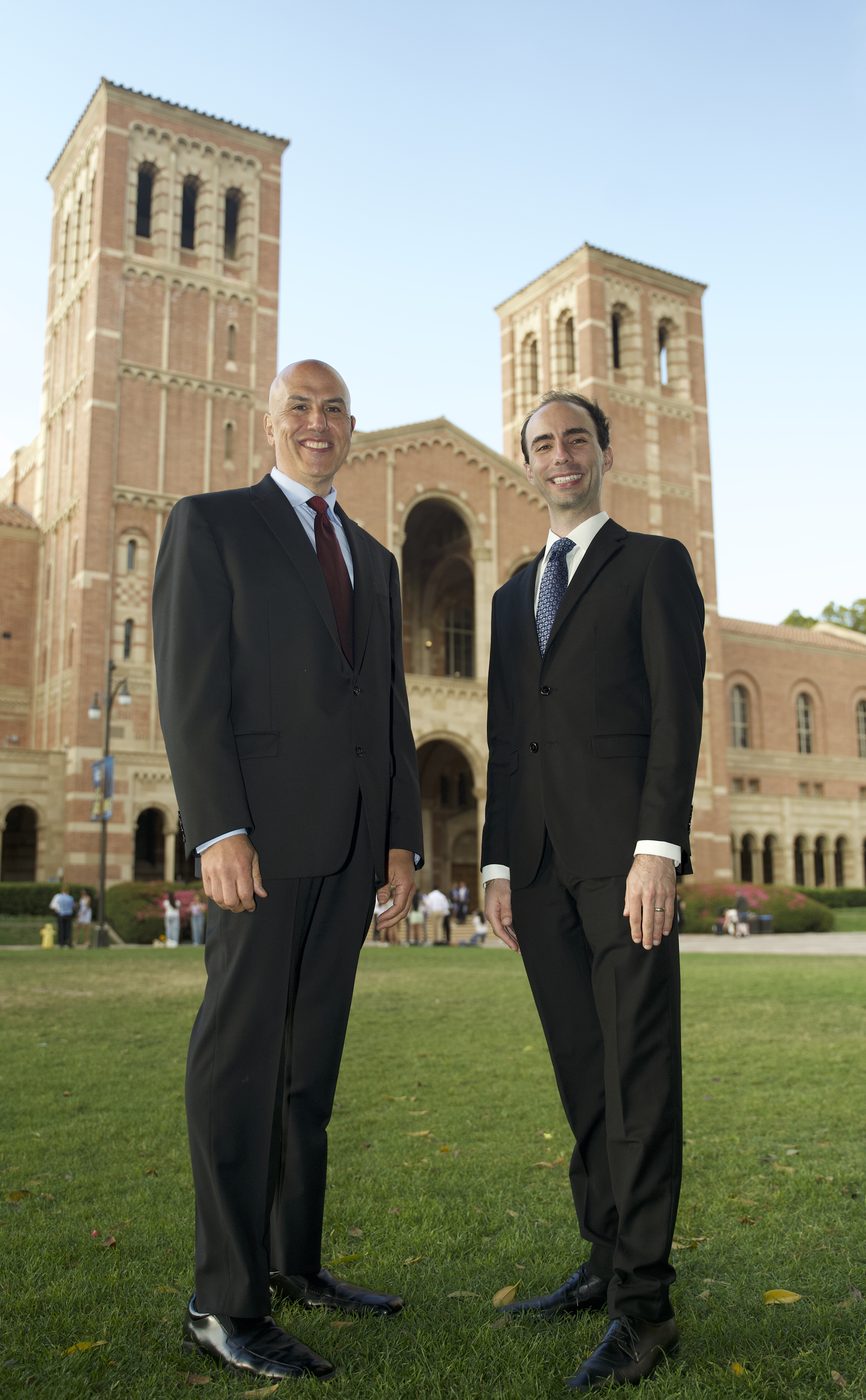 Dr. Robert Gunzenhauser and Dr. Marc Shomer, UCLA-trained ophthalmologists and eye surgeons, at Royce Hall